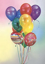  Ankara Glba iek online iek siparii  19 adet karisik renkte uan balon buketi