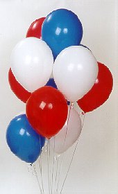  Ankara Glba ncek iekiler  17 adet renkli karisik uan balon buketi
