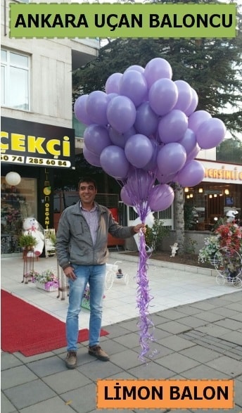 Ankara 50 adet istenilen renkte uan balon  Ankara Glba rencik ucuz iek gnder 